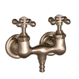 Tub Kit 60'' CI Roll Top, Shwr Unit, Supplies, Drain-Chrome