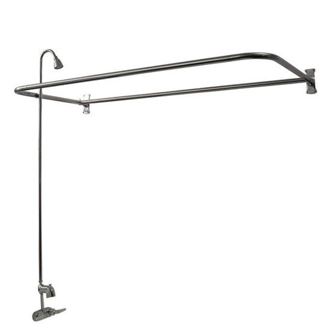Tub Kit 60'' AC Roll Top, Tub Filler, Supplies, Drain-BrNkl