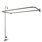 Tub Kit 60'' AC Roll Top, Tub Filler, Supplies, Drain-BrNkl