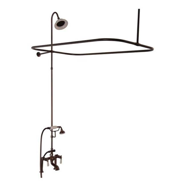 Tub Kit 67'' AC Slipper, Shwr Unit, Supplies, Drain-BrNkl