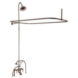 Tub Kit 67'' AC Slipper, Shwr Unit, Supplies, Drain-BrNkl