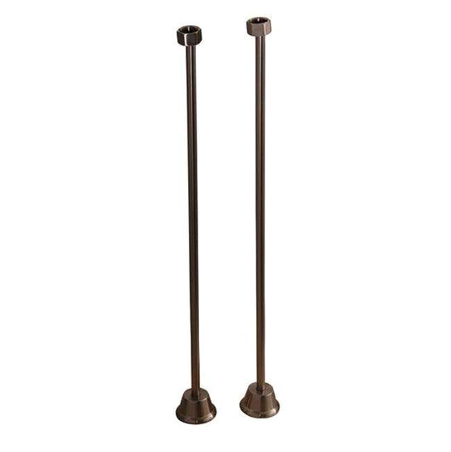 Tub Kit 60'' CI Roll Top, Shwr Unit, Supplies, Drain-Chrome