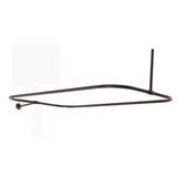 Tub Kit 54'' CI Roll Top, Shwr Rd,Filler,Supplies, Drain-Chrm