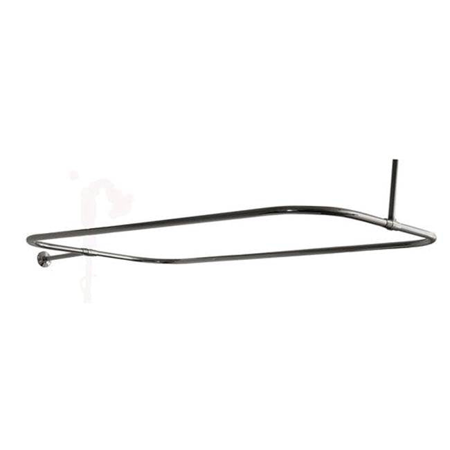 Tub Kit 54'' CI Roll Top, Shwr Rd,Filler,Supplies, Drain-Chrm