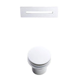 Naomi AC Dbl Slipper Tub 67'' WH, w/Internal Drain Pipe, BN