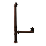 Tub Kit 67'' AC Slipper,Filler Shw Rd, Supplies, Drain-BrNkl