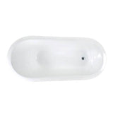 Giselle Cast Iron Slipper, 57'' WH, No Holes, BL Imp Feet