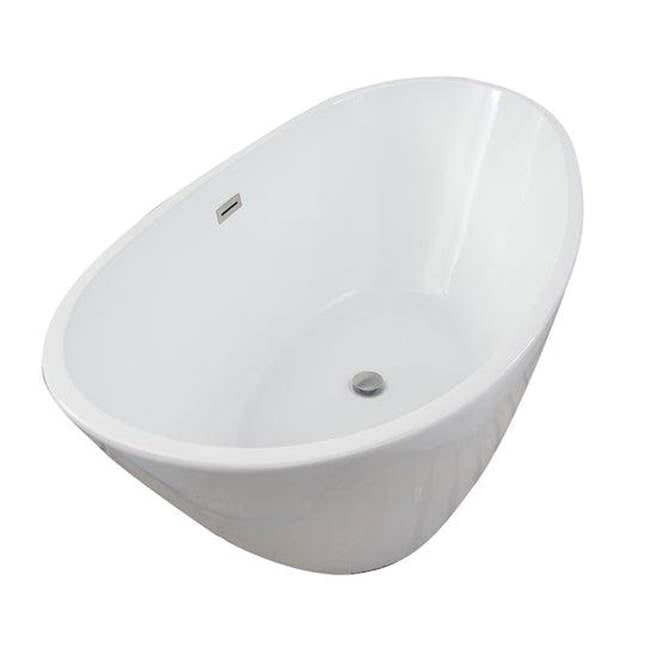 Nickelby 68'' AC Dbl Slipper W/internal drain-OF,BN
