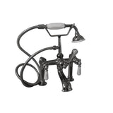 Tub Kit 60'' CI Roll Top, Shwr Unit, Supplies, Drain-Chrome
