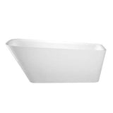 Marakesh Acrylic Slipper, 68'' WH, w/Internal Drain Pipe, BN