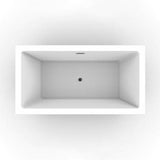 Sheldon 59'' Freestanding AC WH Tub,W/Internal Drain & OF BN