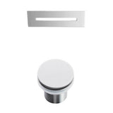 Malinda 65'' Acrylic FS Slipper Tub, w/Internal Drain Pipe,ORB