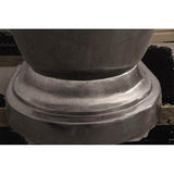 Doyle 67''CI Tub W/O Holes,Base W/OF,Ext Polished, Inside WH