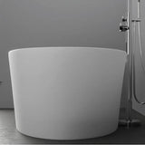 Magnus BARstone Oval, 63'', No Faucet Holes, White Matte