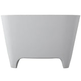 Tristan 71'' BARstone Freestanding Tub, White Matte
