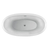 Naomi AC Dbl Slipper Tub 67'' WH, w/Internal Drain Pipe, BN