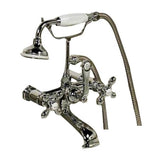 Tub Kit 67'' AC Slipper, Tub Filler, Supplies, Drain-Chrome