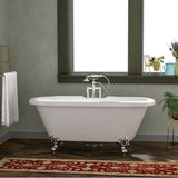 Claudia Acrylc Dbl Roll,66-3/4 WH, BN Imp Feet, 7'' Holes