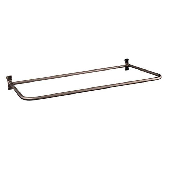 Tub Kit 67'' CI Slipper, Shwr Rd,Filler,Supplies,Drain-BrNkl