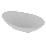 Julianna BARstone Double Slipper 71'' White Matte, No Holes
