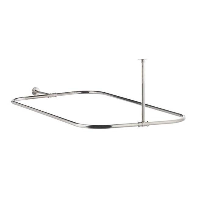Tub Kit 54'' CI Roll Top, Shwr Rd,Filler,Supplies, Drain-Chrm