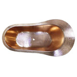 Naples Copper Slipper,73'', Feet,Bright Copper Int,NoHoles