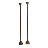 Tub Kit 71'' CI Dbl Slipper, Filler, Supplies, Drain-Chrome
