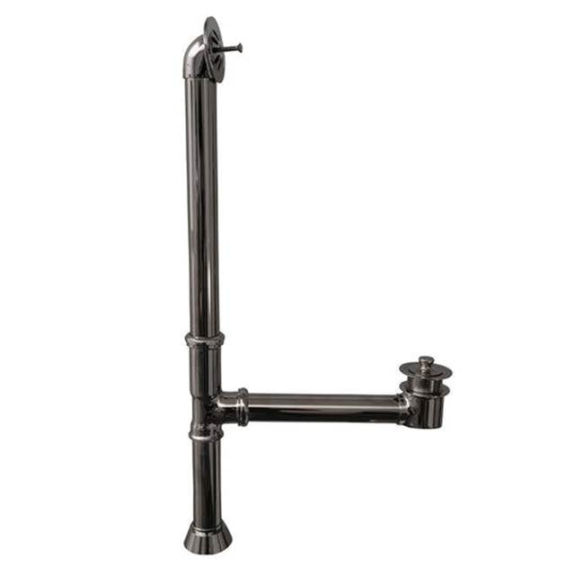 Tub Kit 60'' AC Slipper, Tub Filler, Supplies, Drain-BrNkl