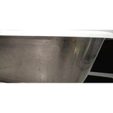 Doyle 67''CI Tub W/O Holes,FEET W/OF,Ext Polished, Inside WH