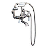 Tub Kit 60'' CI Roll Top, Tub Filler, Supplies, Drain-Chrome
