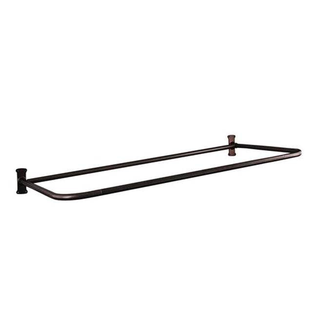 Tub Kit 60'' CI Roll Top, Shwr Rd,Filler,Supplies, Drain-Chrm