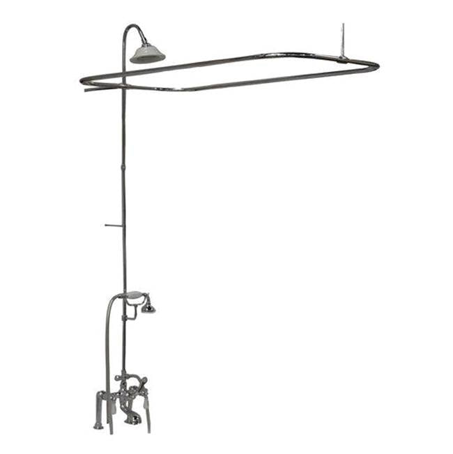Tub Kit 67'' AC Slipper, Shwr Unit, Supplies, Drain-BrNkl