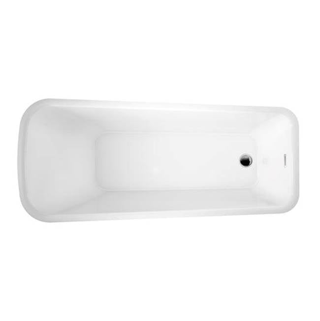 Marakesh Acrylic Slipper, 68'' WH, w/Internal Drain Pipe, BN