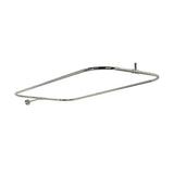 Tub Kit 60'' CI Slipper, Shwr Rd,Filler,Supplies, Drain-Chrm