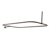 Tub Kit 67'' CI Slipper, Shwr Rd,Filler,Supplies,Drain-BrNkl