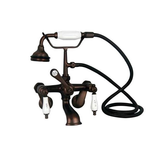 Tub Kit 60'' AC Slipper, Tub Filler, Supplies, Drain-BrNkl