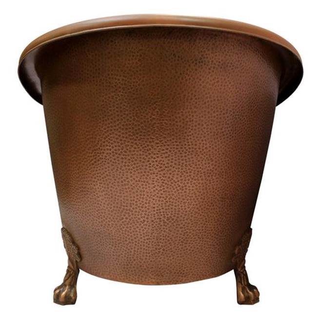 Celana 68'' DBL Slipper Copper Tub,ClawFoot AC,Antique Copper