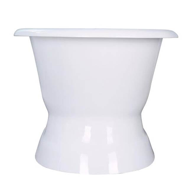 Conrad Cast Iron Dbl Roll WH w/base, 60'', 7'' Holes