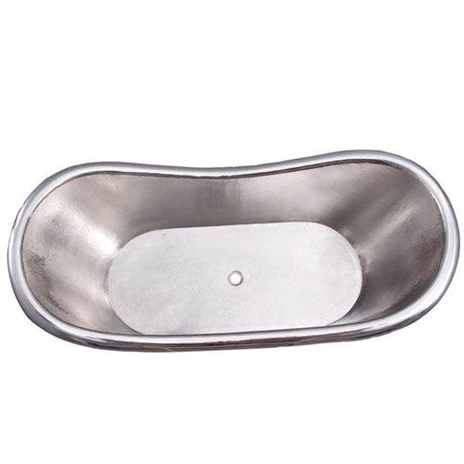 Amara Copper Dbl Sliper, 72'' No Holes, Hammered Antique