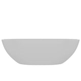 Nyoko  68'' BARstone Freestanding Tub, White Matte