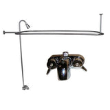 Tub Kit 60'' AC Roll Top, Tub Filler, Supplies, Drain-BrNkl