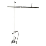 Tub Kit 67'' AC Roll Top, Shwr Unit, Supplies, Drain-BrNkl