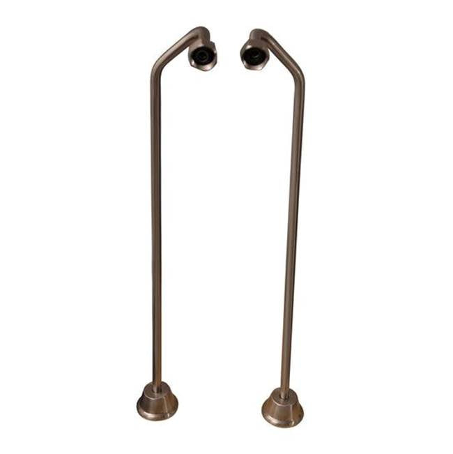 Tub Kit 60'' CI Roll Top, Shwr Unit, Supplies, Drain-Chrome