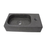 Barclay - Modena Above Counter Basin,1 Faucet Hole,River Stone - Riverstone