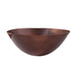 Barclay - Iverson 20'' Oval Basin Smooth DBL Layer,NO OF,Antique Copper - Smooth Antique Copper