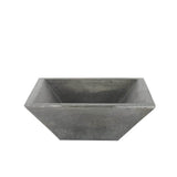 Barclay - Radam Square Cement, Above Counter Basin,Copper Green - Copper Green