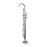 Barclay - Elora Freestanding Faucet  (Brass),W/Handshower,CP - Polished Chrome