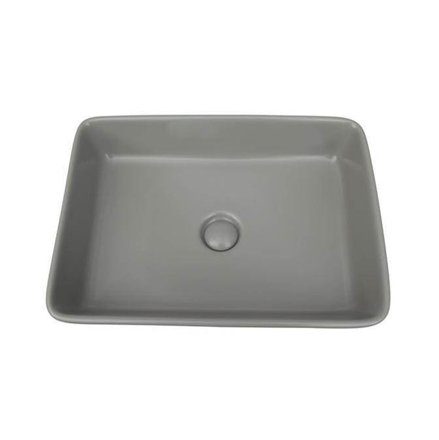 Barclay - Harmony 19-3/4'' Rect Above Counter Basin,Matt Light Green - Matte Light Green