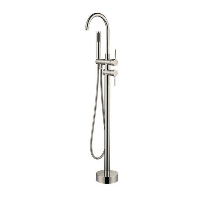 Barclay - Elora Freestanding Faucet  (Brass),W/Handshower,BN - Brushed Nickel