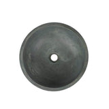 Barclay - Cordell Small Round Cement Vessel, Copper Green - Copper Green